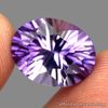 10.12 Carats 16x12.5x9.0mm NATURAL Unheated Purple AMETHYST Oval Concave Uruguay