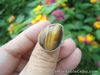 Sterling Silver Bezel Set Natural Tiger's Eye Ring S9.0 BoLd ChunKy Hand Made