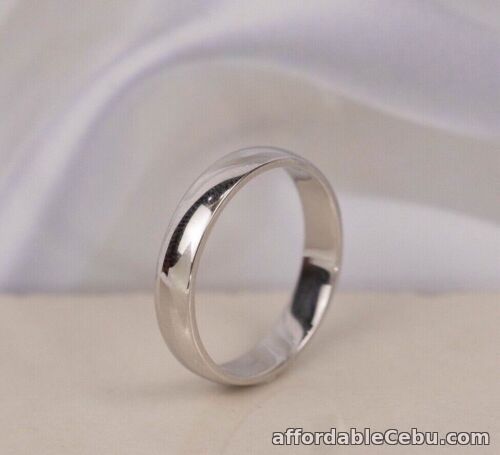 1st picture of SALE‼️ Men’s Wedding Ring 14k White Gold WR258 sep (MTO) For Sale in Cebu, Philippines
