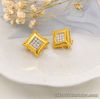 .36 Carat Diamond Yellow Gold  Earrings 14k E244 sep