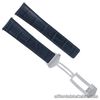 20MM LEATHER WATCH BAND STRAP FOR TAG HEUER CARRERA CHRONO BLUE FIT FC-5037-39