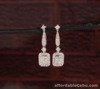 SALE‼️.88 CTW Diamond Dangling Earrings 18k White Gold E847