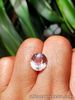 6.83 Carats NATURAL Light PINK KUNZITE Stone for Jewelry Setting Oval 11x10mm