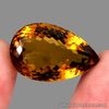 37.98 Carats NATURAL Golden Yellow CITRINE for Setting Pear Clean 27x17x13mm