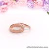 .21 Carat Diamond Rose Gold Wedding Ring 14K sep (MTO)