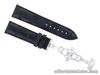 20MM LEATHER WATCH STRAP BAND FOR ROLEX DATEJUST 1603 16030 16233 16234 BLACK