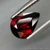 2.03 Cts Natural Rare TANZANIA Unheated Red ZIRCON Jewelry Setting Pear Cut