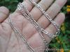 Sterling Silver 4.0mm FIGARO CHAIN  8.3g Necklace 16" Mens KIDS