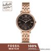 Fossil ES4723 Jacqueline Three-Hand Rose Gold-Tone Stainless Steel Watch