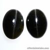 2.135 Carats 2pcs Pair Natural Cat's Eye SILLIMANITE Oval Cabochon 7.1x5.1mm