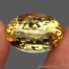 13.21 Carats NATURAL Yellow CITRINE for Setting Oval 13.7x20.4mm Loose