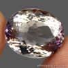 17.78 Carats 17x13.5mm Natural Unheated Purple Yellow AMETRINE Oval for Setting