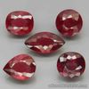 13.42 TCW NATURAL Mixed Shape Cherry Red Rhodolite GARNET  8.0x7.0to12.0x6.0MM