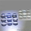 13.08 Carats 8x6mm 9pcs Lot NATURAL White MOONSTONE Cat's Eye India Oval Cab