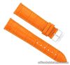 20MM LEATHER WATCH BAND STRAP FOR 36MM ROLEX DATEJUST 1601 16013 16014 ORANGE