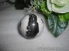50MM Black ZEBRA JASPER Quartz Crystal Sphere Ball from Australia FREE STAND