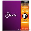 Elixir 16052 Nanoweb Acoustic Guitar Strings Light 12-53 Phosphor Bronze