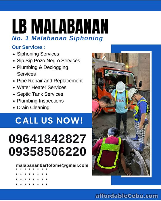 1st picture of PAMPANGA MALABANAN DECLOGGING POZO NEGRO SERVICES 89623331 Offer in Cebu, Philippines