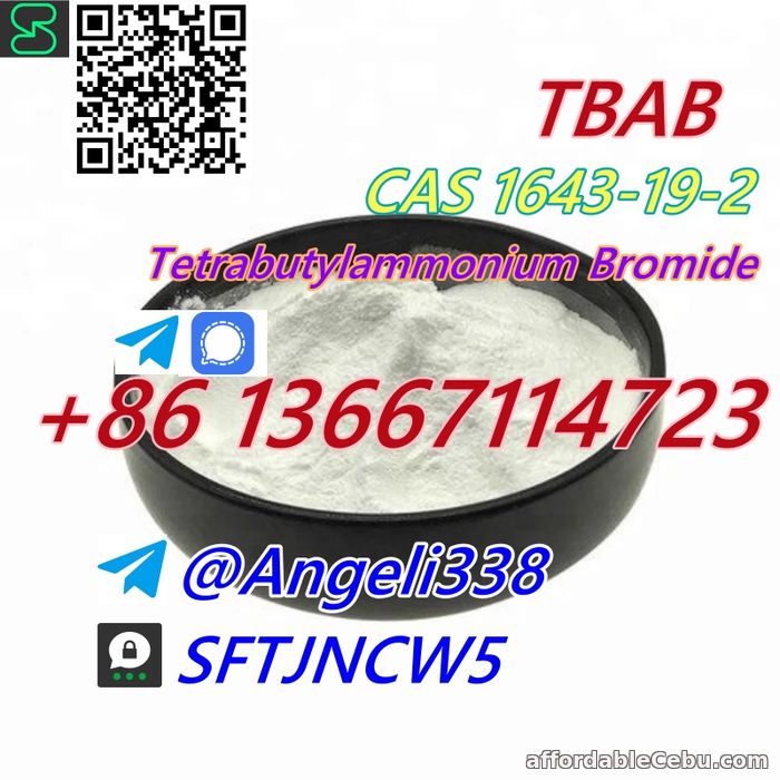 1st picture of CAS 1643-19-2 TBAB Tetrabutylammonium Bromide Threema: SFTJNCW5 For Sale in Cebu, Philippines