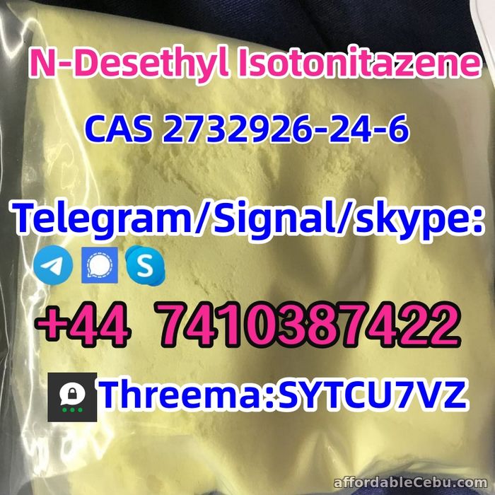 1st picture of CAS 2732926-24-6 N-Desethyl Isotonitazene Telegarm/Signal/skype: +44 7410387422 Wanted to Buy in Cebu, Philippines