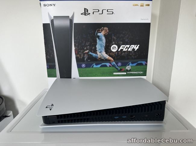 1st picture of new Sony PlayStation 5 (PS5) - 825GB console + 4 games ( Ea Sports 24 Fc ) With Controllers  $200 For Sale in Cebu, Philippines
