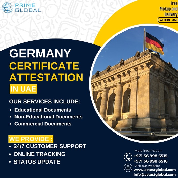 1st picture of Fast and Secure Germany Certificate Attestation UAE Offer in Cebu, Philippines