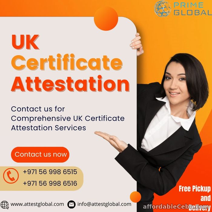 1st picture of Reliable UK Certificate Attestation Services in the United Arab Emirates Offer in Cebu, Philippines