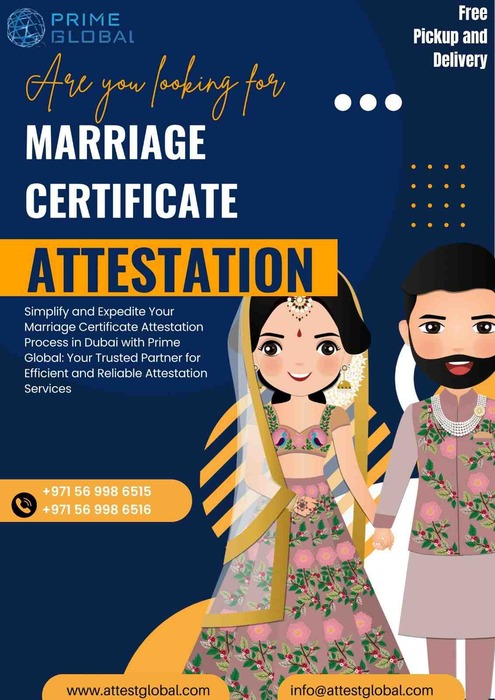 1st picture of Affordable and Fast Marrige certificate attestation services in the UAE Offer in Cebu, Philippines