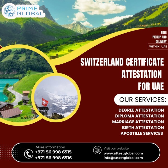 1st picture of Genuine and Trusted: Switzerland certificate attestation services in the UAE Offer in Cebu, Philippines