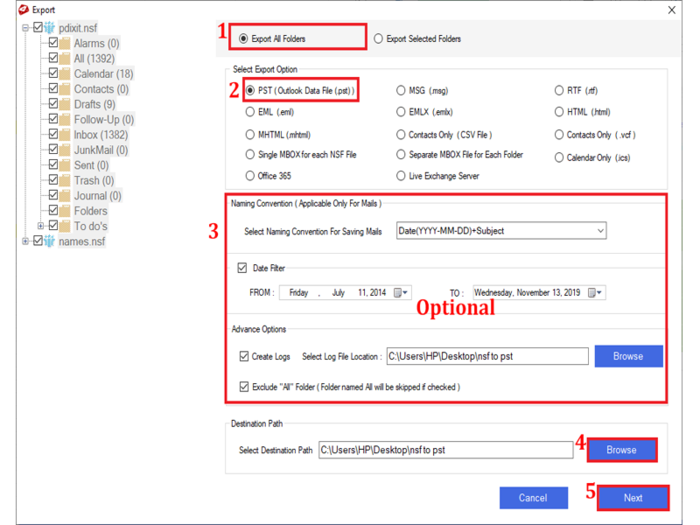 1st picture of Export NSF to PST Using NSF to PST Converter For Sale in Cebu, Philippines