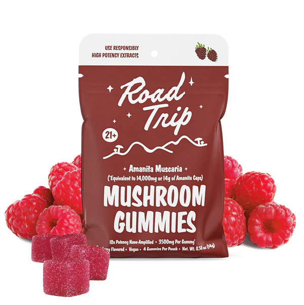 1st picture of Buy Road Trip Amanita Muscaria Mushroom Gummies at ELYXR For Sale in Cebu, Philippines