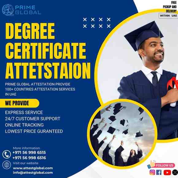 1st picture of Fast and Reliable Degree Certificate Attestation in UAE Offer in Cebu, Philippines