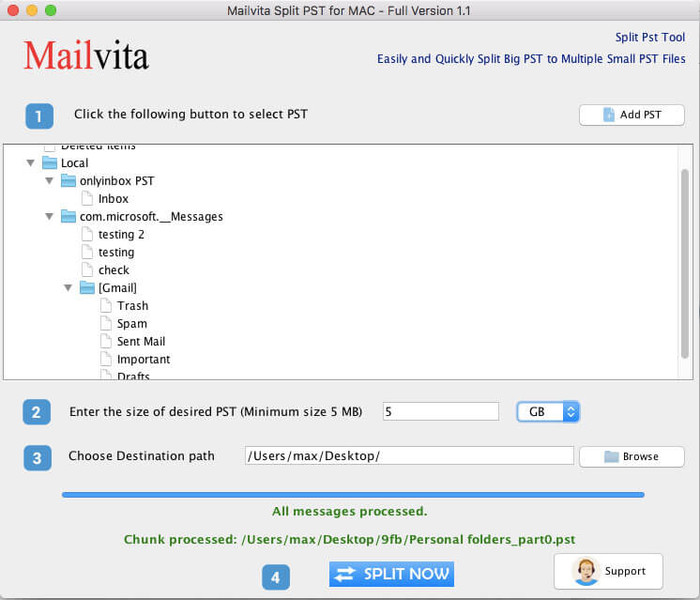 1st picture of Trusted Method to Divide PST Files into Smaller Pieces For Sale in Cebu, Philippines