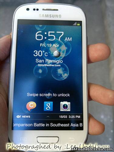 1st picture of 1 Month Old Samsung Galaxy S3 Mini For Sale in Cebu, Philippines