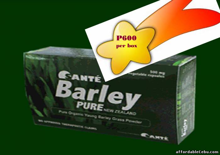 1st picture of SANTE BARLEY 100% PURE ORGANIC -CAPSULE For Sale in Cebu, Philippines