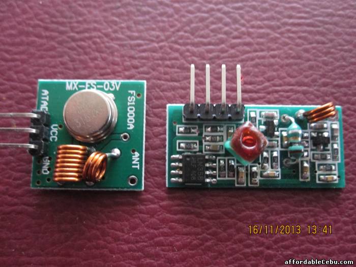 1st picture of 315Mhz RF Tx/RX Transmitter and receiver link kit for Arduino/ARM/MCU remote For Sale in Cebu, Philippines