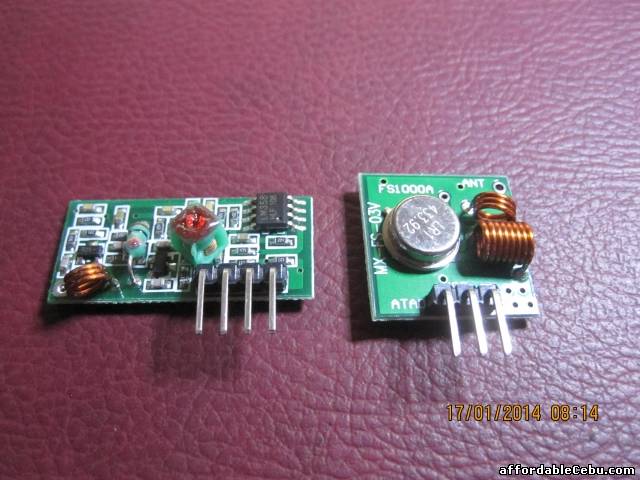 1st picture of 433Mhz RF Tx/RX Transmitter and receiver link kit for Arduino/ARM/MCU remote For Sale in Cebu, Philippines