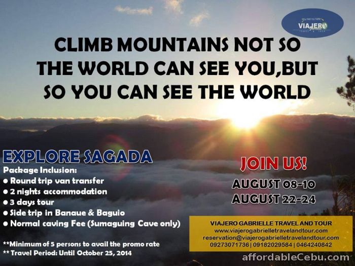 1st picture of Sagada Tour Package Promo 2014 Offer in Cebu, Philippines
