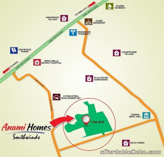 4th picture of ANAMI HOMES SOUTHWINDS Single Attached Miglanilla, Cebu For Sale in Cebu, Philippines