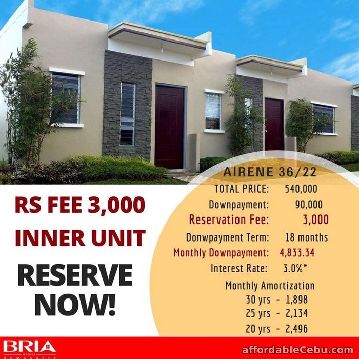 1st picture of House for sale at Bria Homes in Dumaguete Negros Oriental For Sale in Cebu, Philippines