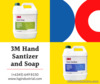 3M Hand Sanitizer and Soap