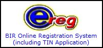 BIR TIN online registration (e-Reg)