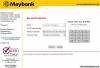 Picture of Maybank ATM Card Balance Inquiry Online