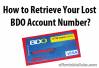 Picture of How to Retrieve Your BDO Bank Account Number?