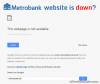 Picture of Metrobank Website is Down?