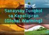 Picture of Sanaysay Tungkol Sa Kapaligiran (Global Warming)