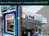 Picture of How to Recover PNB ATM PIN Code?