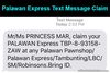 Picture of Palawan Express Text Message Claim