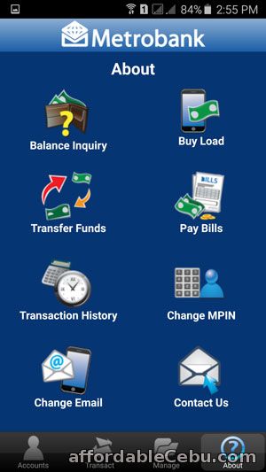 Features of Metrobank Mobile Banking App
