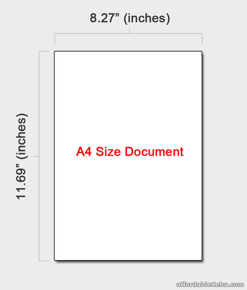 a4 paper size